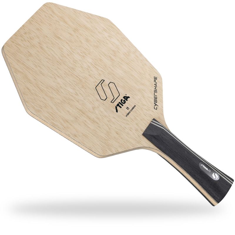 STIGA Holz I1 Hybrid Carbon Cybershape – Bild 3